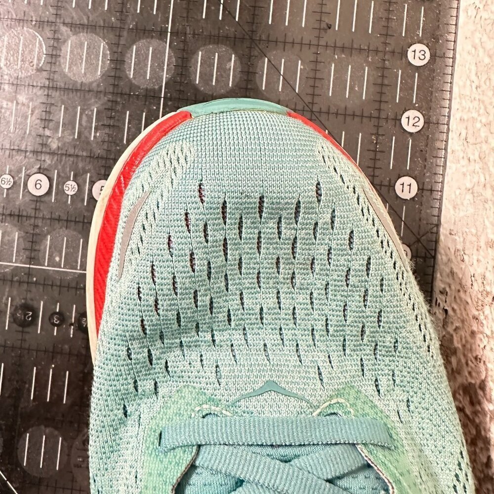 Hoka One One Clifton 8 Women Size 10B 1119394-AEBL Aquarelle Eggshell Blue Mesh - Picture 11 of 11
